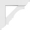 Ekena Millwork Standard Balboa Architectural Grade PVC Bracket With Traditional Ends, 3"W x 14"D x 14"H BKTP03X14X14BOA01 - alternate 2